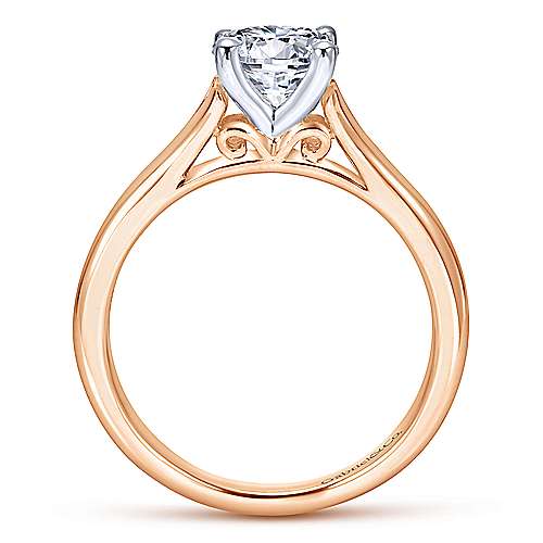 14K Rose Gold Gillian Diamond Engagement Ring | M. Pope & Co.